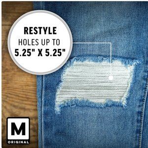 Tatter Patch Original Ripped Jeans Patch Medium Loose Thread Style